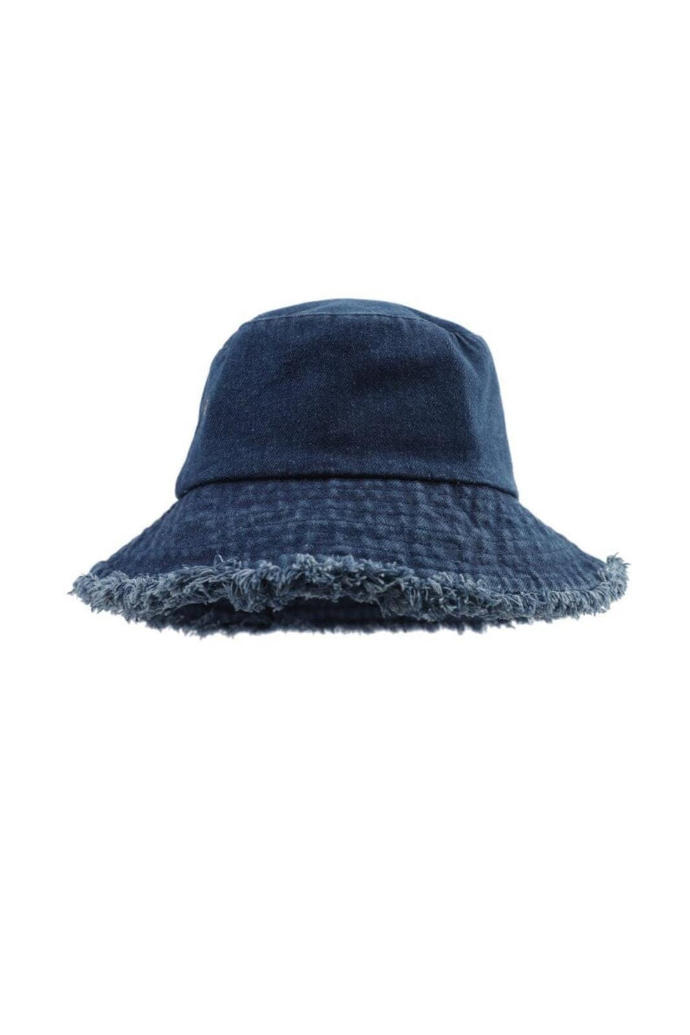 Anobel Copenhagen - Frayed Edge Denim Bucket Hat H-29073. - Denim Hatte 