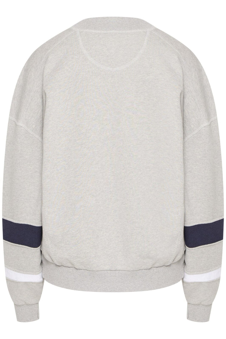 Ball - Bafossati High Collar Sweat - 204054 Medium Grey Melange Sweatshirts 