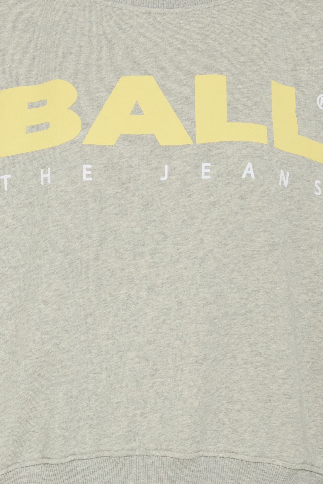 Ball - Basimona Sweat 50405055 - 205335 - Medium Grey Melange W. Lemon