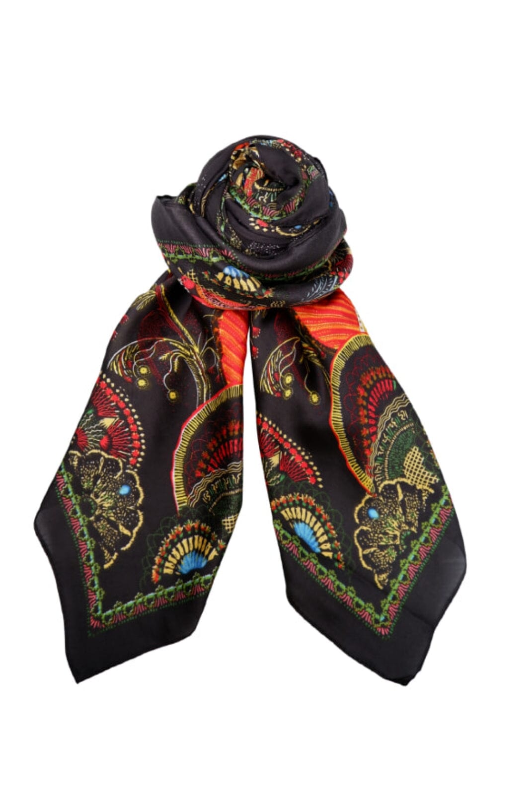 Black Colour - Bcmons Satin Scarf - Black Tørklæder 