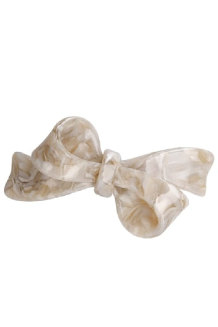 Black Colour - Bcsilja Small Bow Barette - Creme Accessories 