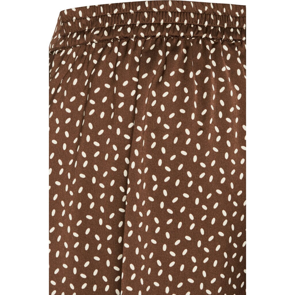 Bruuns Bazaar - AcaciaBBAmattas skirt - Brown/cream dot print Nederdele 