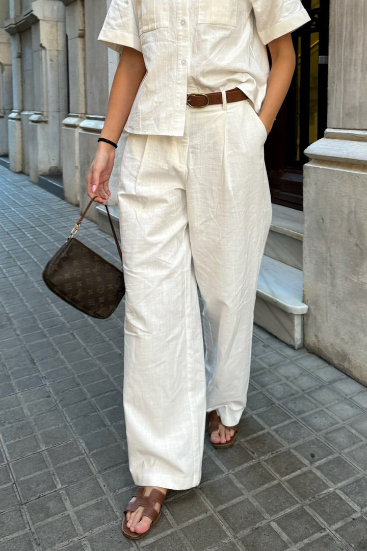 BYIC - Celinaic Pants - white White Bukser 