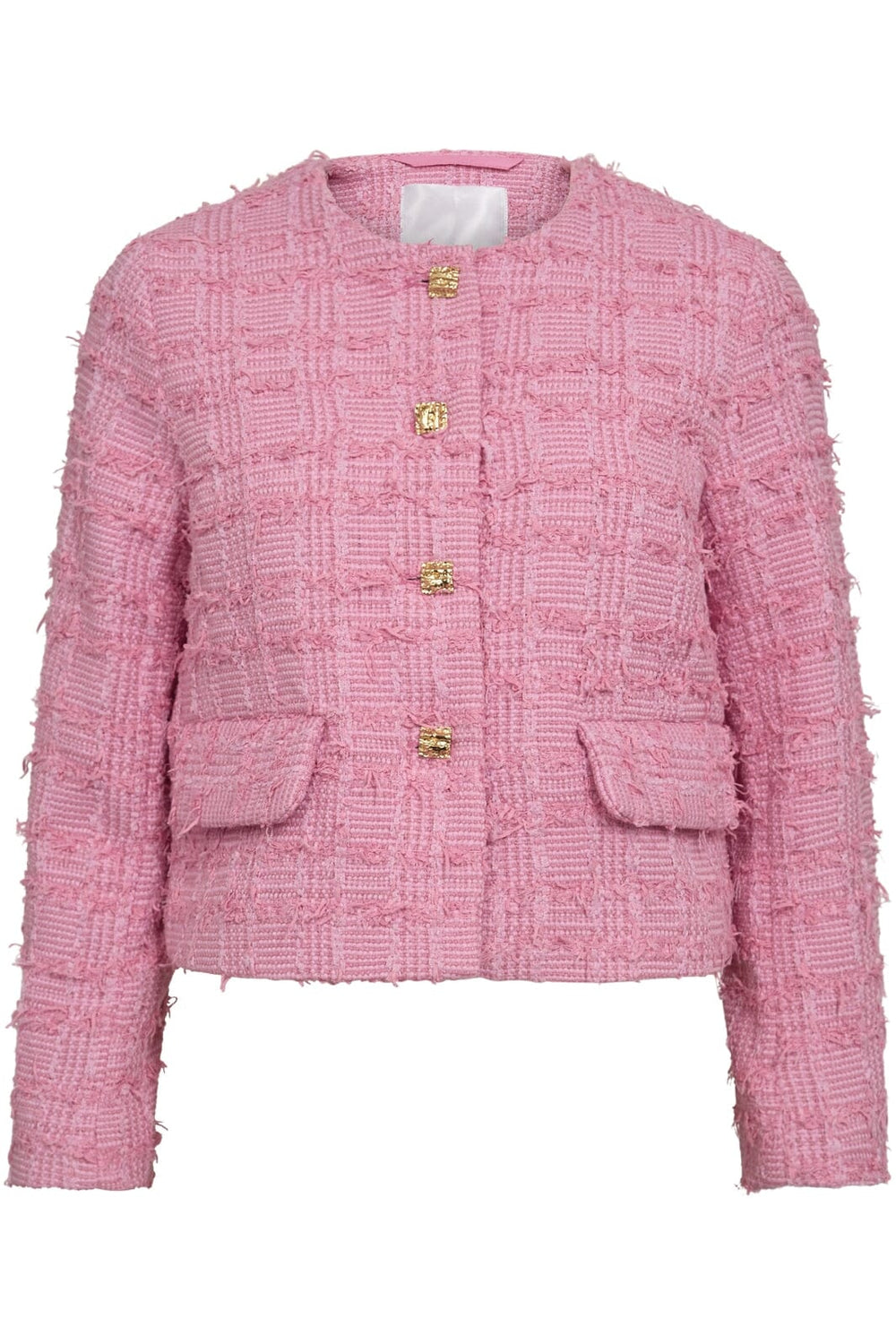 Co´Couture - Calacc Check Boucle Jacket 30303 - 43 - Candyfloss