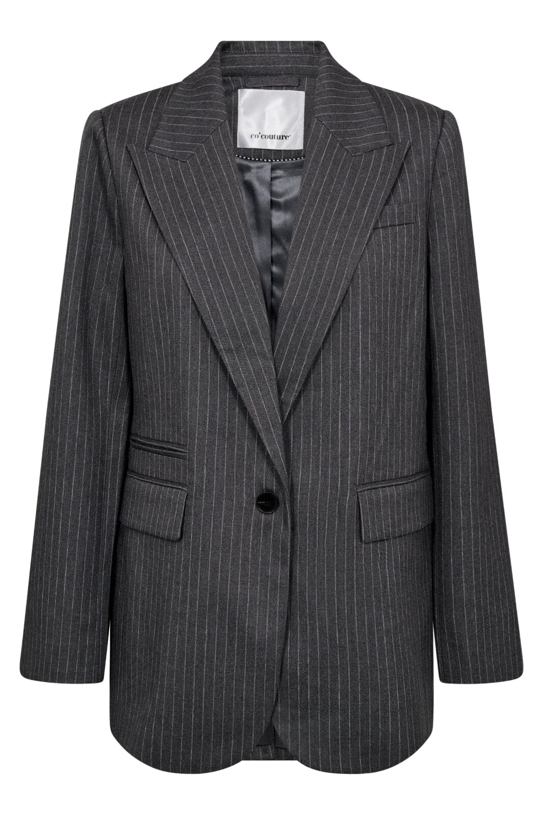 Co´Couture - Idacc Pin Single Oversi Blazer 30085 - 139 - Mid Grey