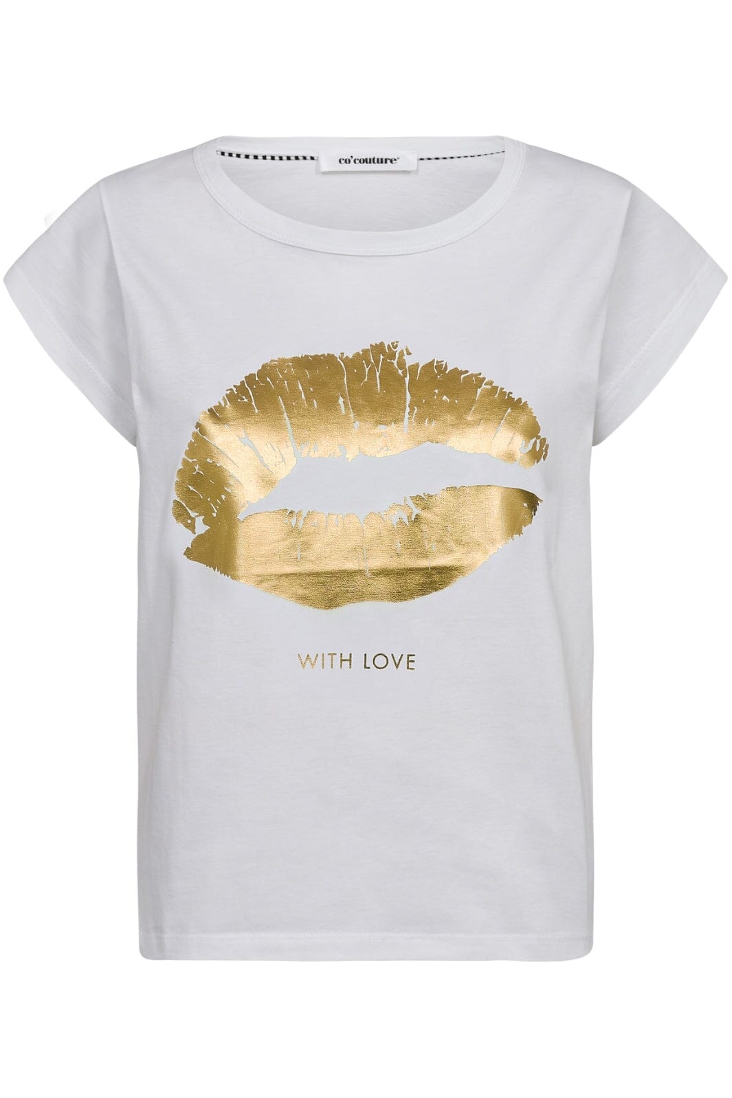 Co´Couture - The Kisscc Tee 33100 - 40048 Whitegold