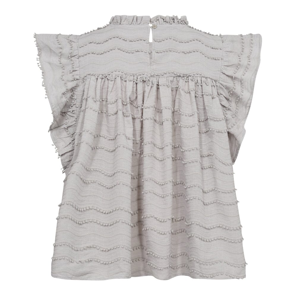 Co´couture - Wavedingcc Top 35549 - 138 Light Grey Skjorter 