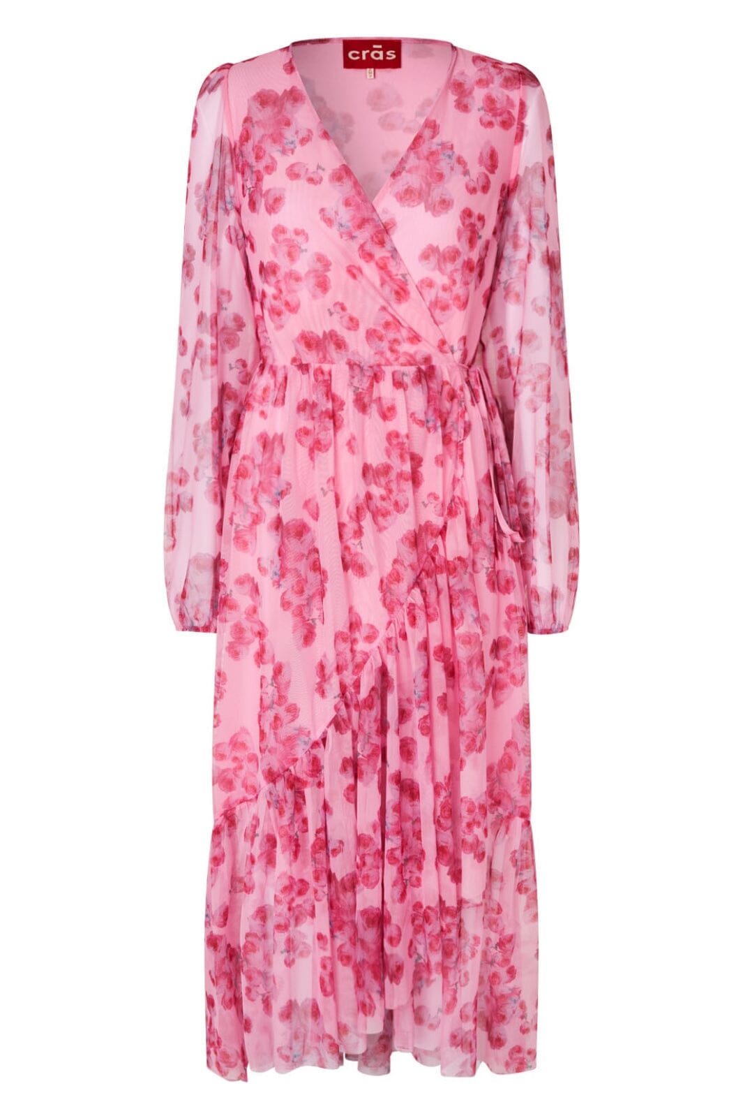 Cras - Debbie Dress - 8069 8069 Pink Roses Kjoler 