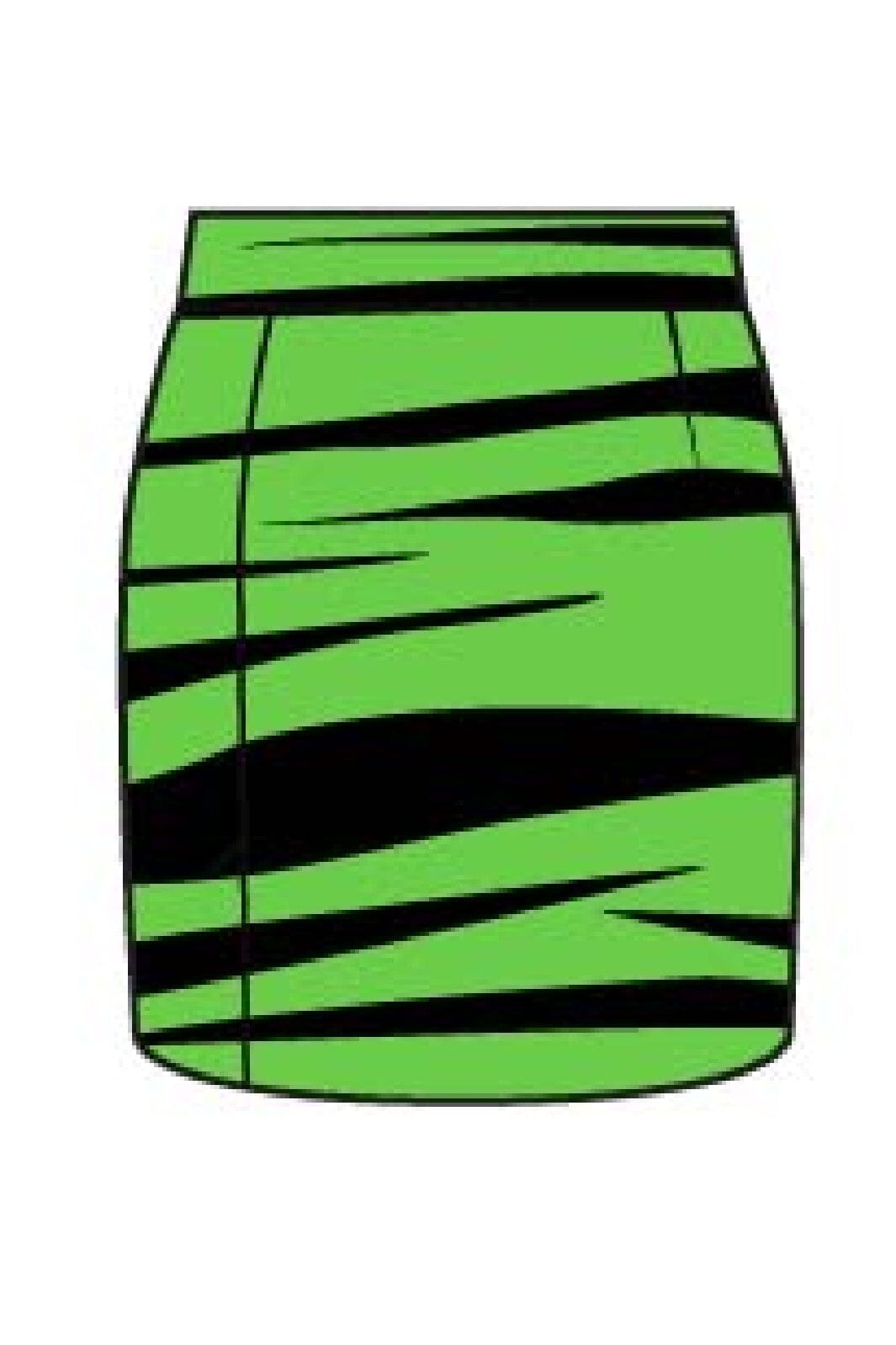 Cras - Samycras Skirt - Tiger Green Nederdele 