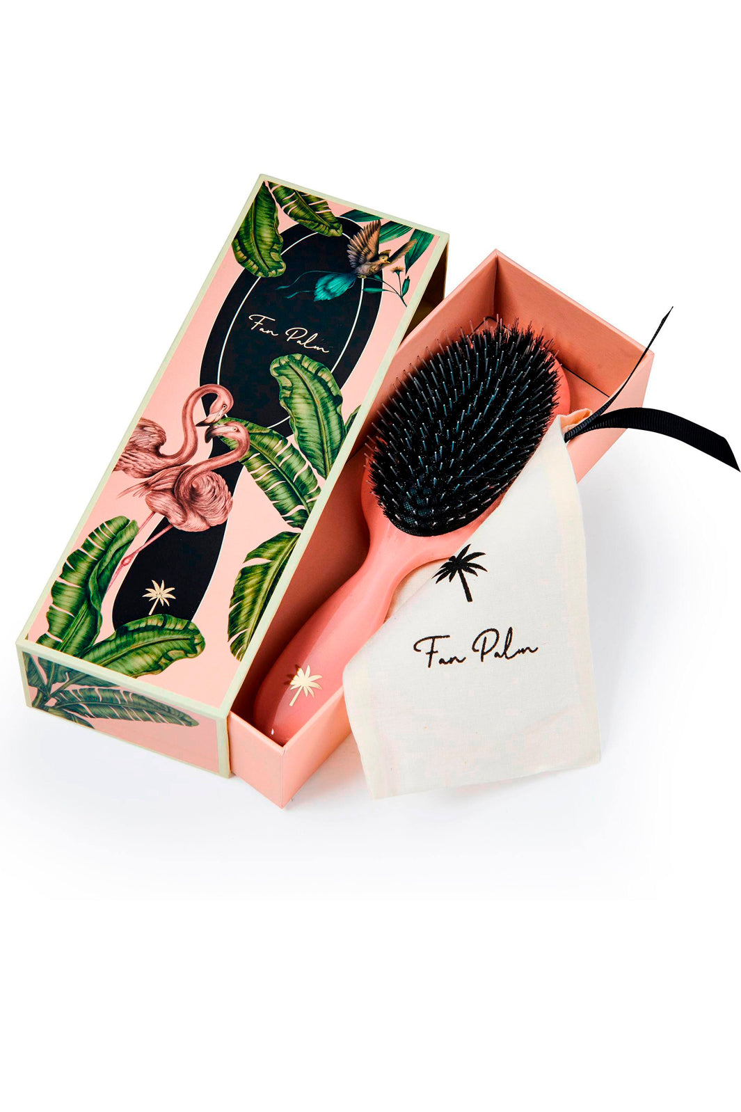 Fan Palm - Hair Brush Medium - Blush Hårbørster 