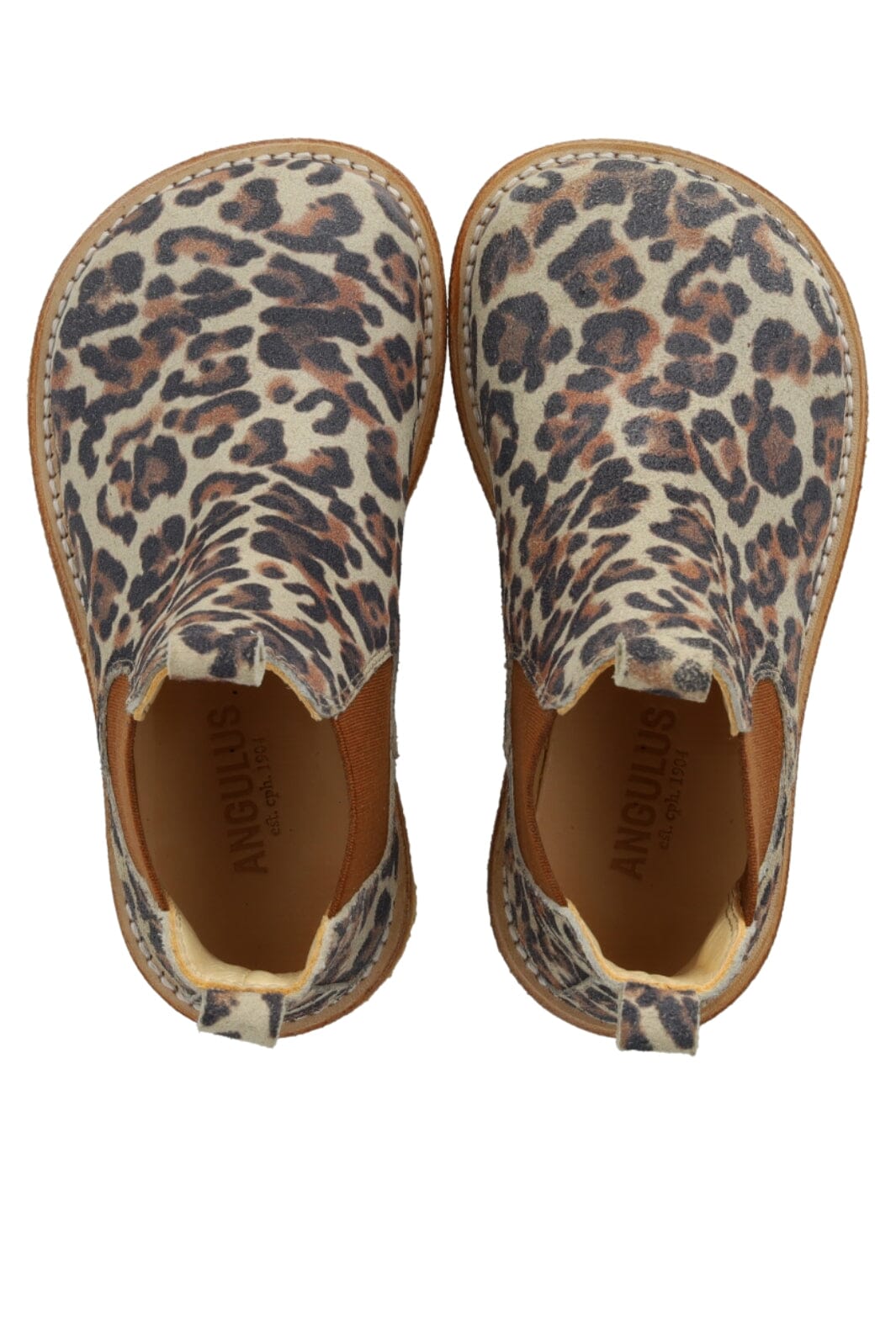 ANGULUS - 2192-101 - Leopard Suede/Cognac