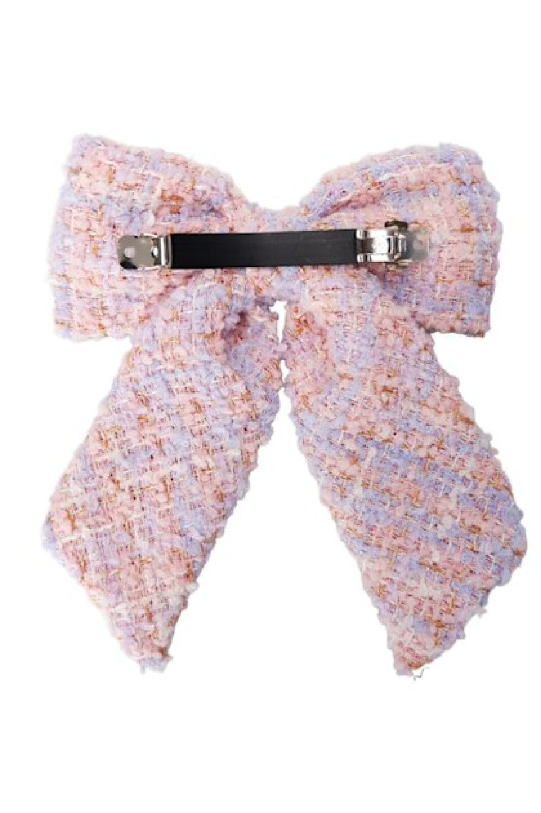 Black Colour - Bcbliss Bow Barette 5889 - Lt. Pink Multi