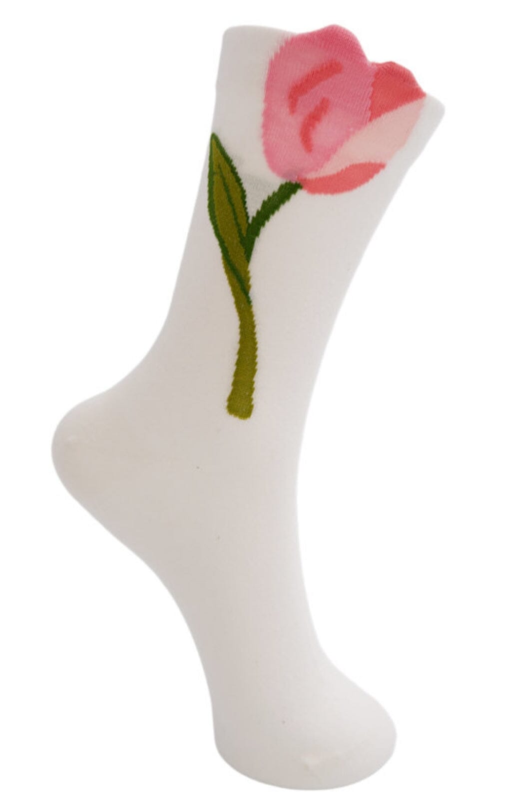 Black Colour - Bcfrancie Flower Sock 4337 - Off White