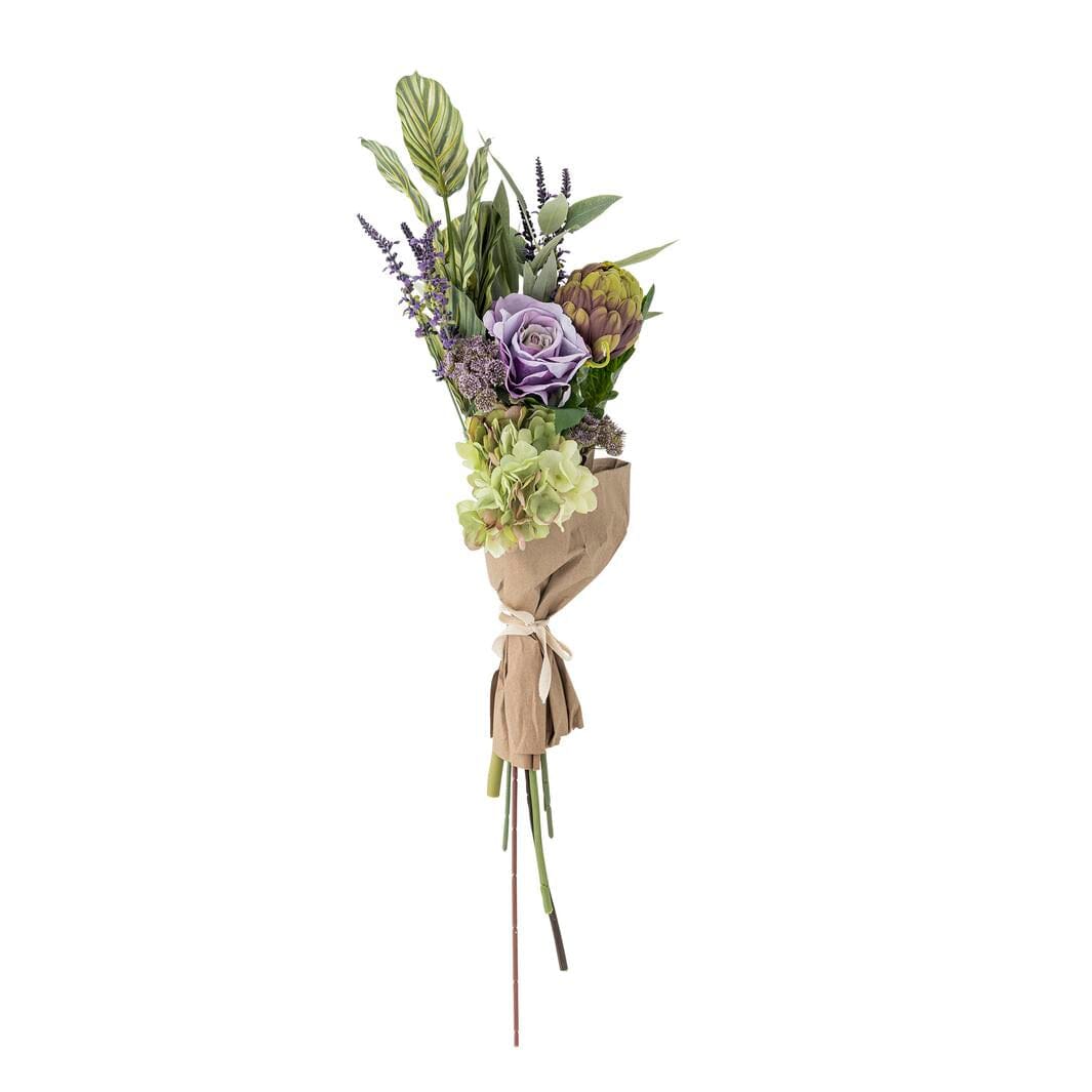 Bloomingville - Whisper Buket, Lilla, Kunstige Blomster 82061535 - Purple