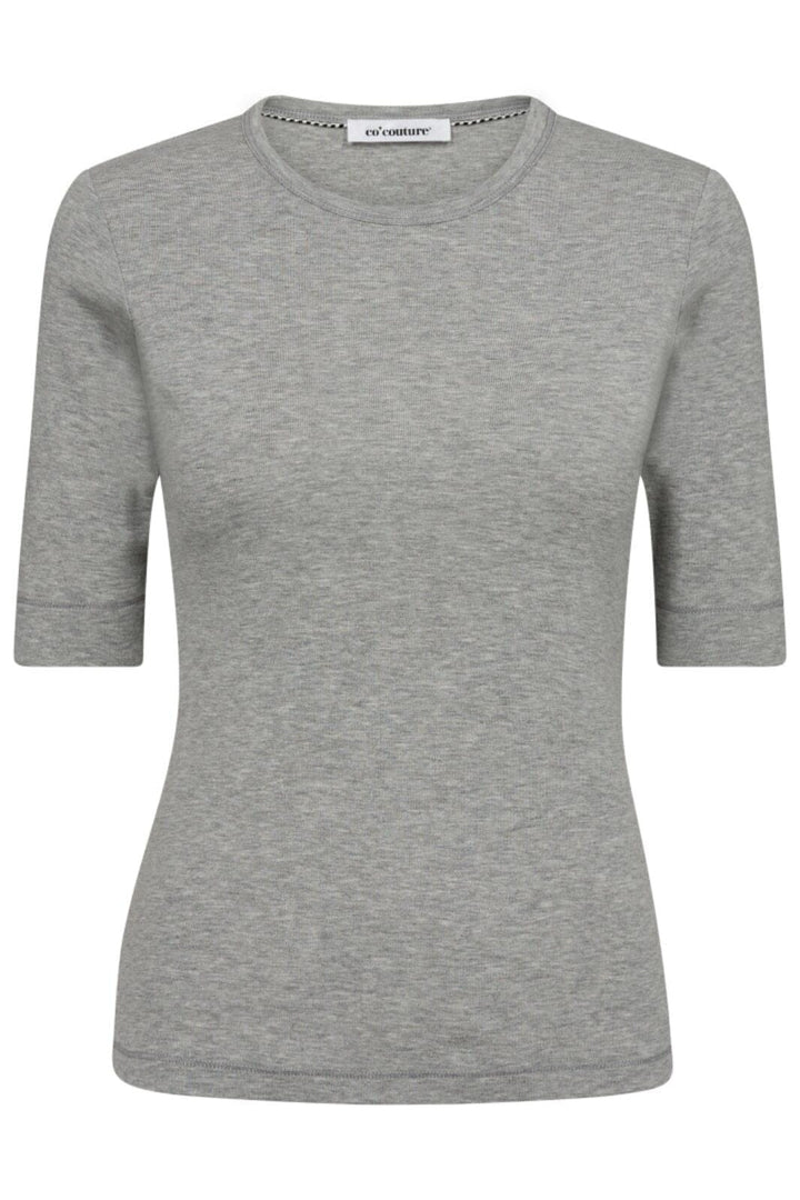 Co´couture - Grannycc Ss Tee 33016 - 57 Grey Melange T-shirts 