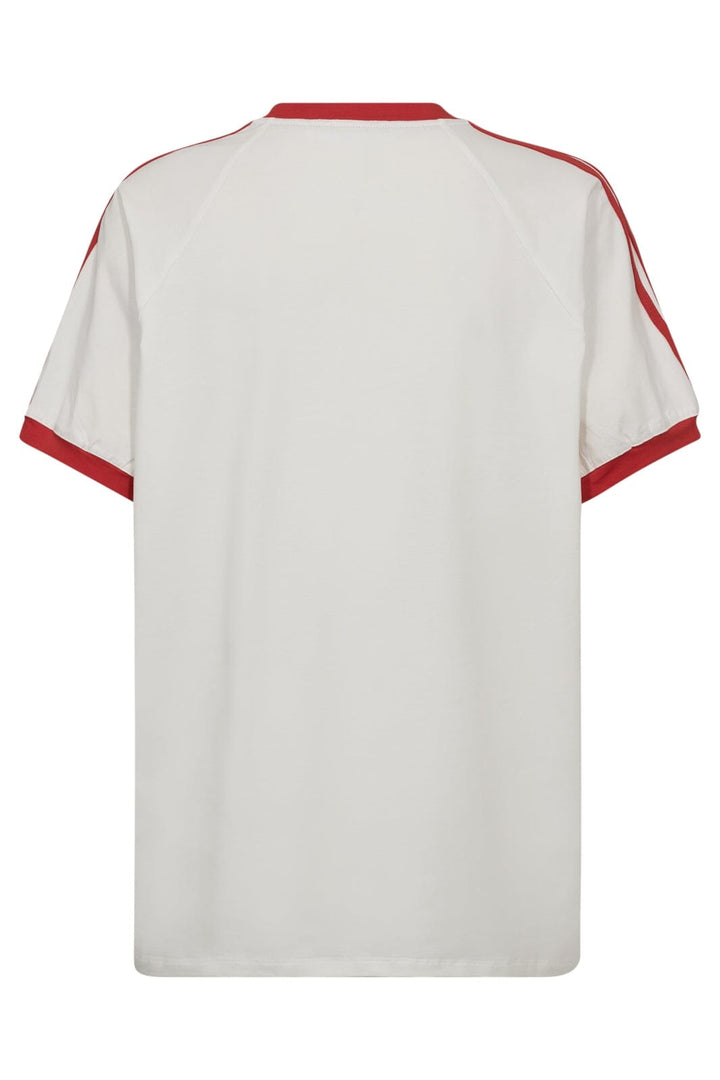 Co´Couture - Siaracc Oversize Sporty V-Tee 33140 - 11358 - Offwhitered