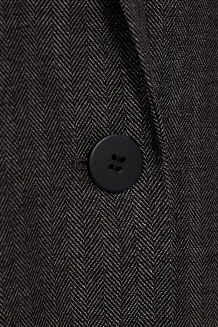 Forudbestilling - Copenhagen Muse - Cmtailor-Blazer 204933 - Black w. Medium Grey Mel. Blazere 