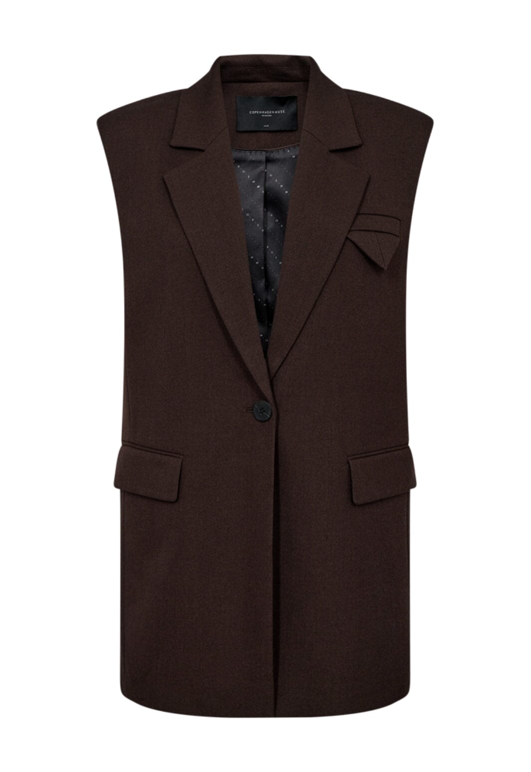 Forudbestilling - Copenhagen Muse - Cmtailor-Waistcoat 204903 - Coffee Bean Melange Blazere 