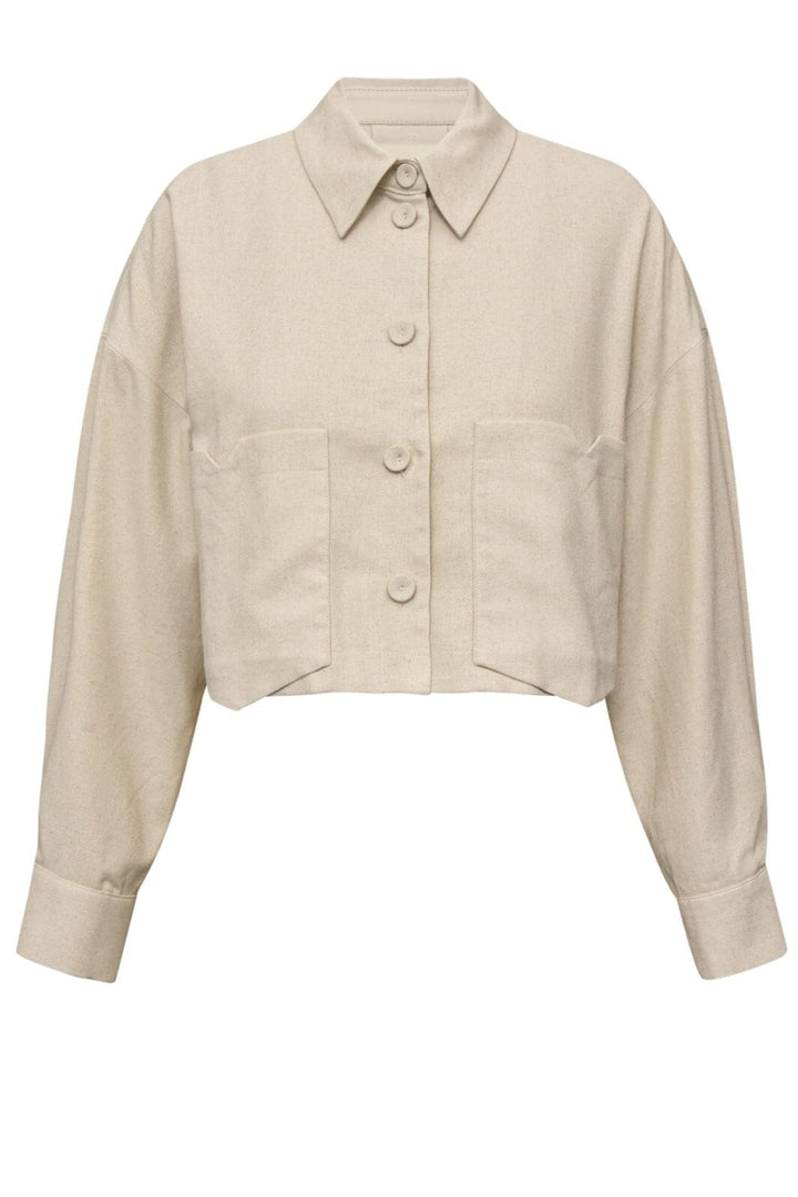 Forudbestilling - Gossia - Najwago Shirt Jacket - Creme Jakker 