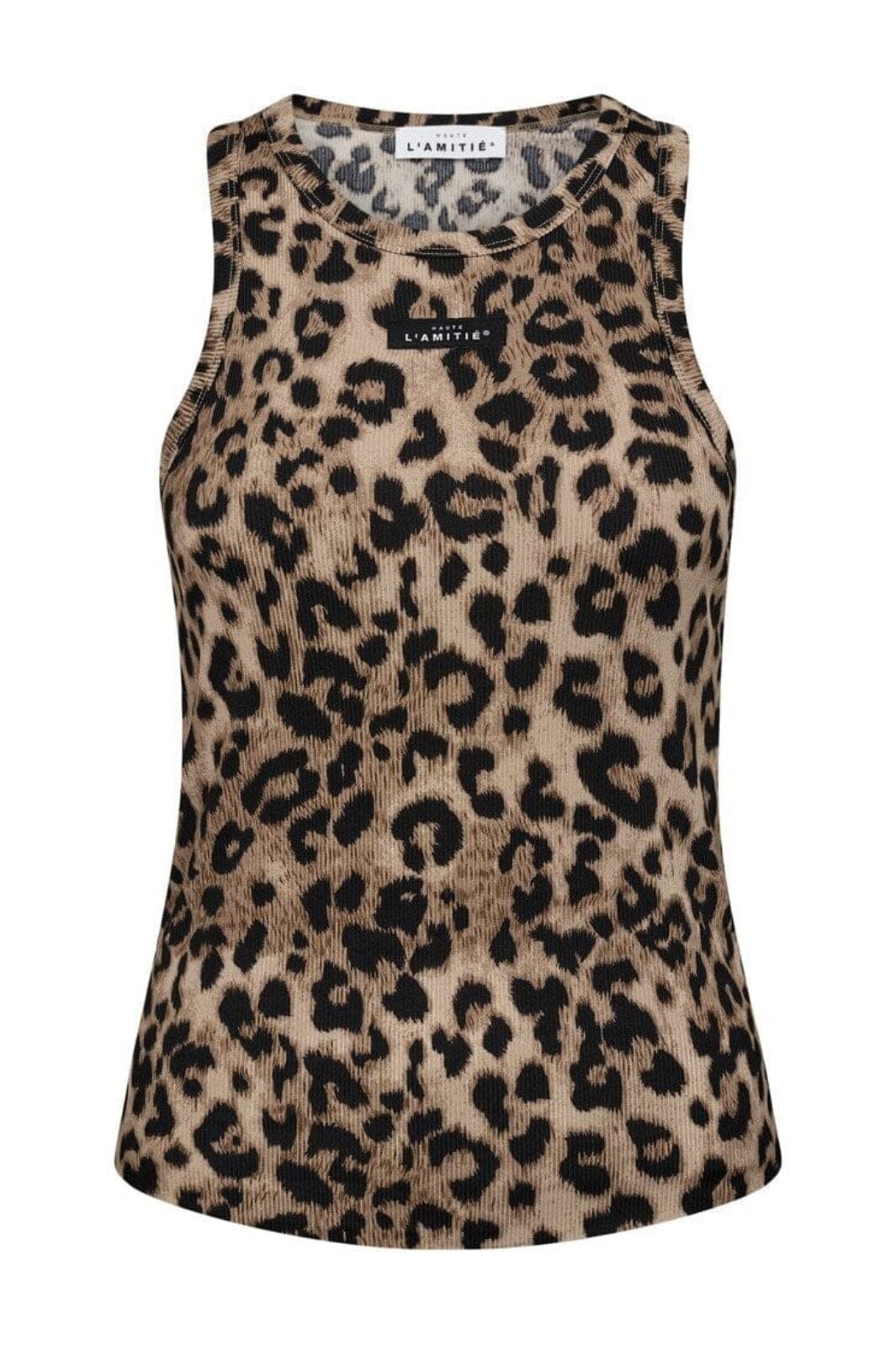 Forudbestilling - Haute L'Amitié - Leo Rib Badge Tank HL10178 - Leopard