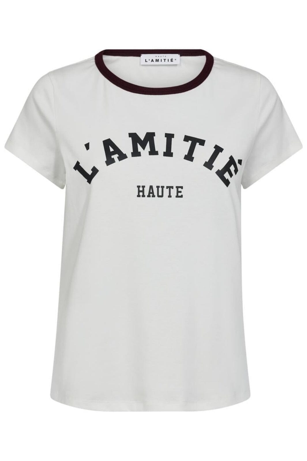 Haute L'Amitié - Neckline Logo Tee HL10006 - Off-White