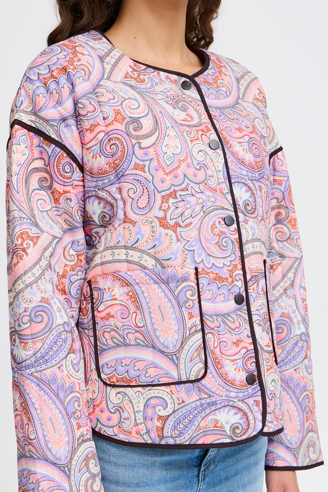 Forudbestilling - Ichi - Ixmalini Ja - 204945 Lilas Paisley Print Jakker 