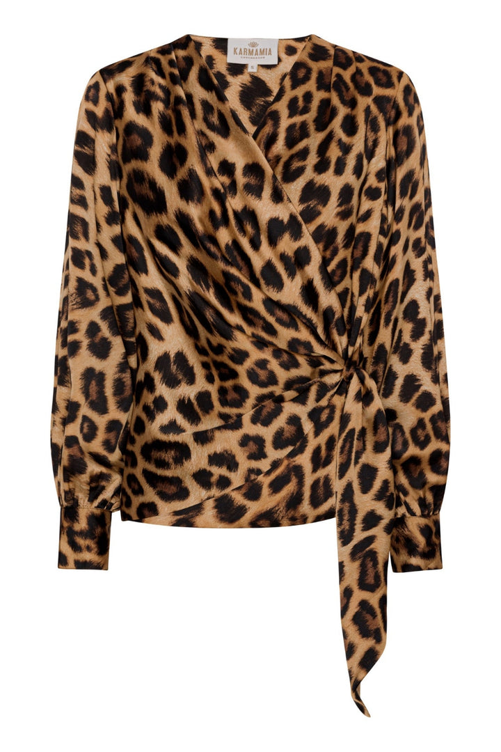 Forudbestilling - Karmamia - Ines Blouse - Leopard (September) Bluser 