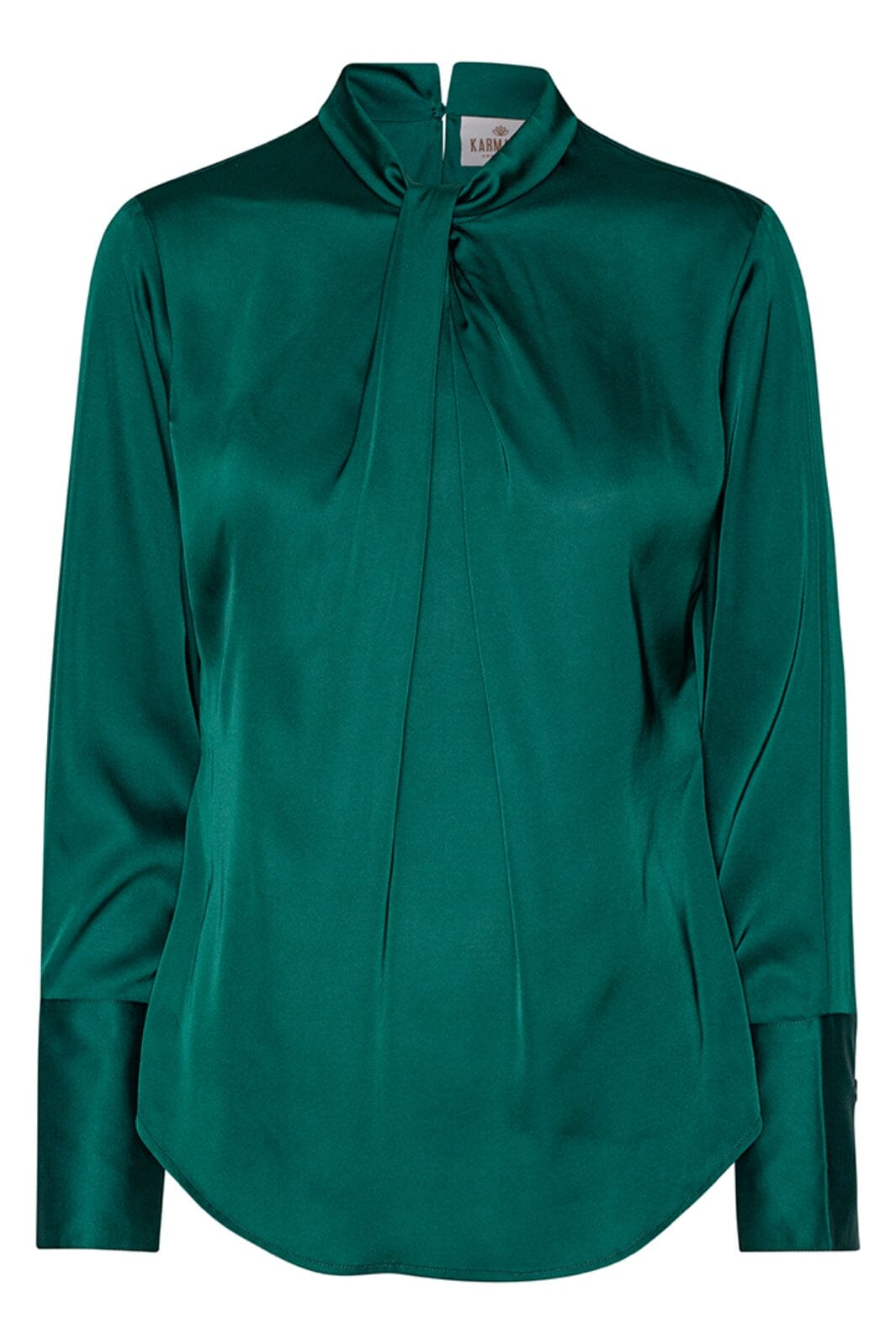 Forudbestilling - Karmamia - Tara Blouse - Dark Green Bluser 