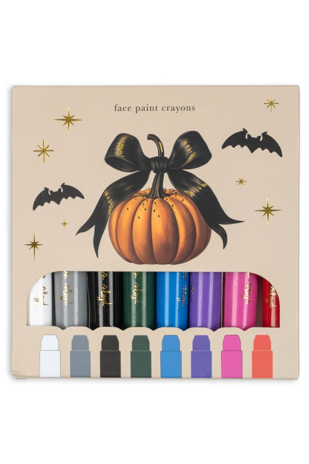 Forudbestilling - Konges Sløjd - Halloween Face Paint Crayons Ks102197 - Multi Legetøj 