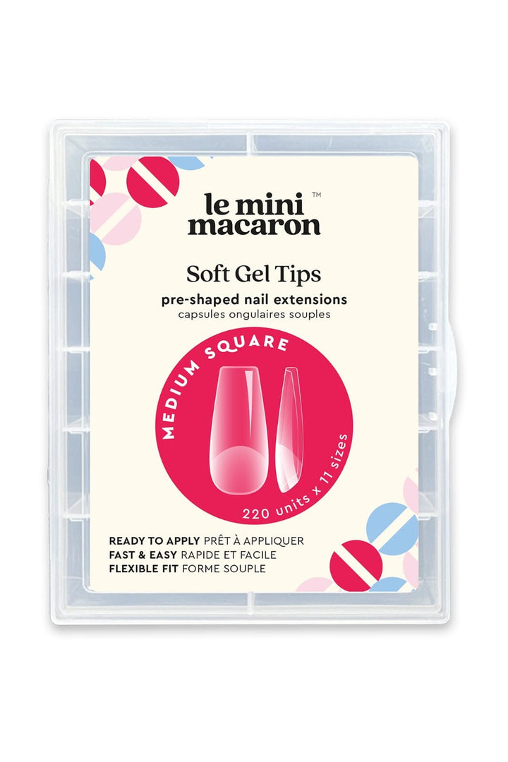 Le Mini Macaron - Le Gel Nail Tips (220 Stk) GNT006 - Medium Square