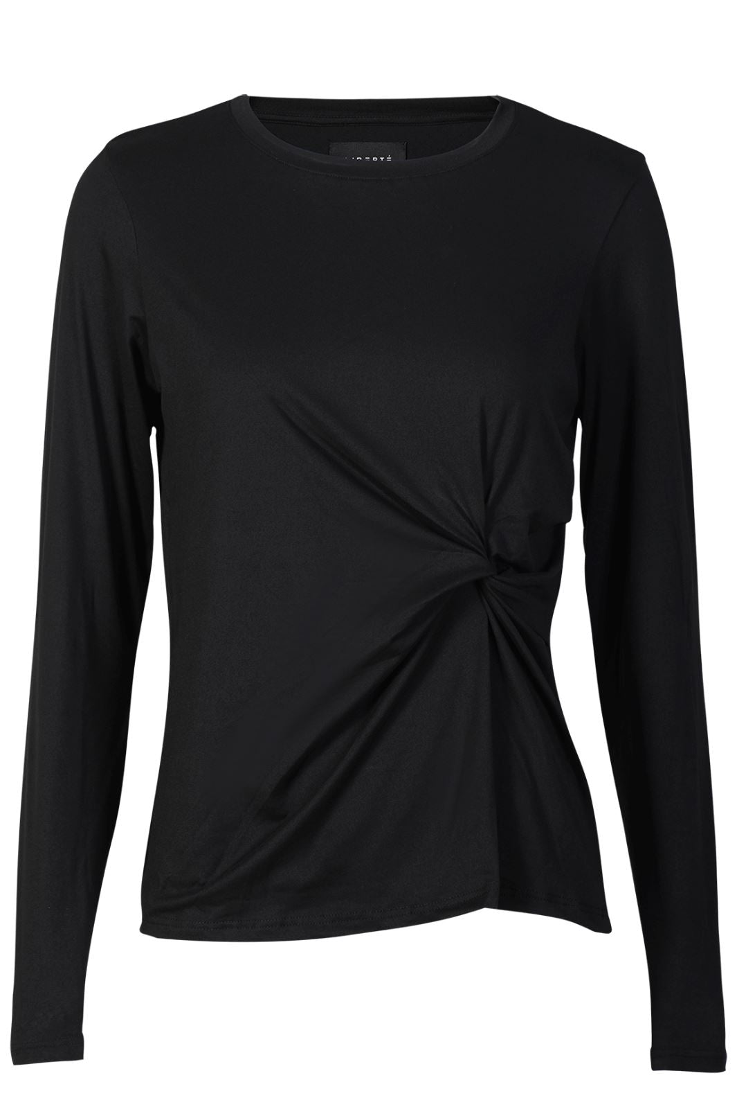 Liberte - Alma-Ls-Twist-Tshirt 22148 - Black