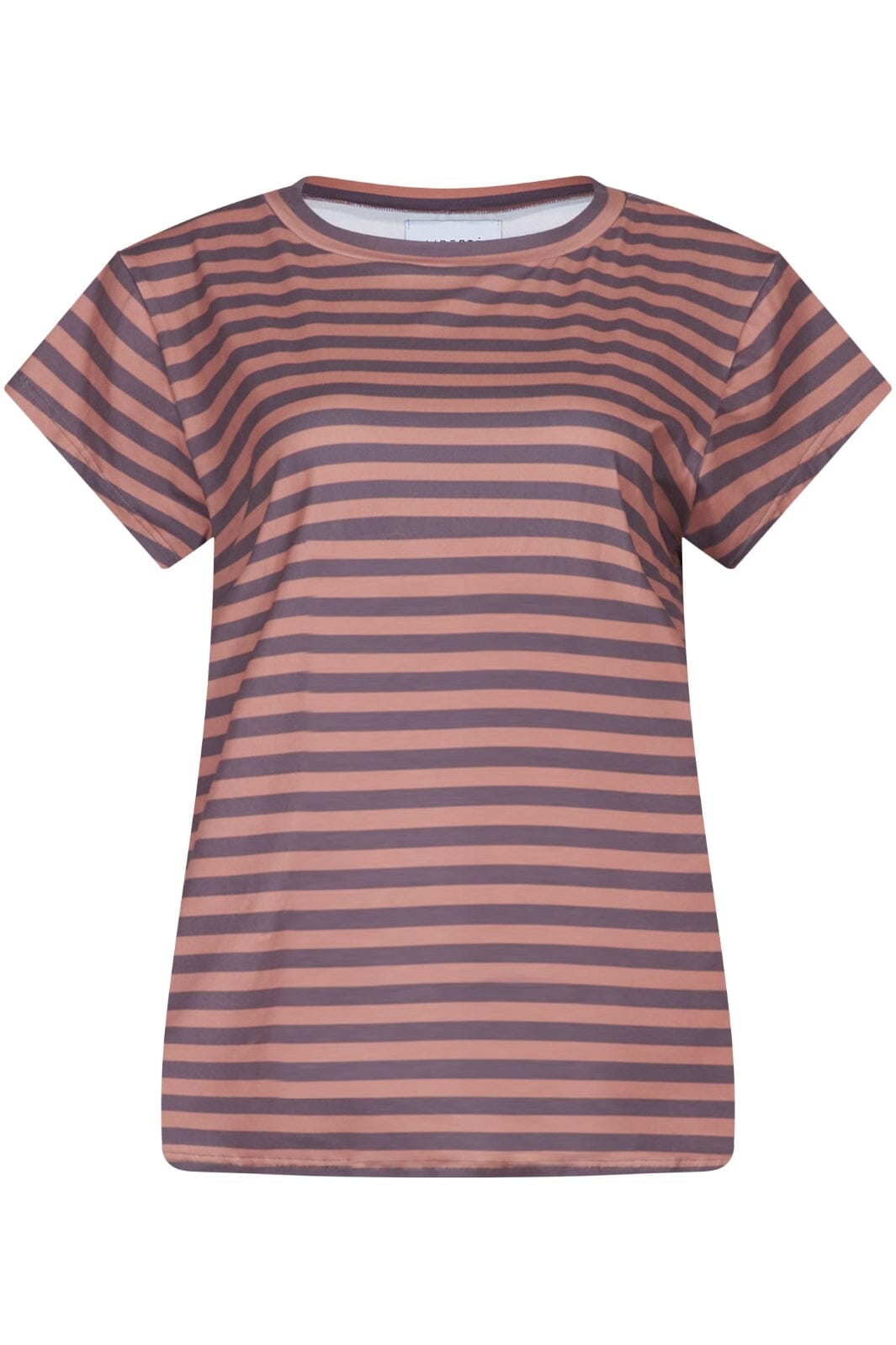 Liberte - Alma-U-Tshirt - Brown Stripe