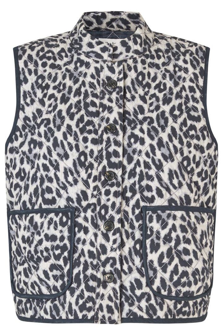 Lollys Laundry - Cairoll Quilted Vest25103-1003 - 72 Leopard Print