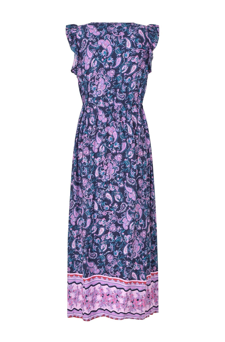 Forudbestilling - Lollys Laundry - Samoll Midi Dress Sl24527-3008 - 74 Flower Print Kjoler 