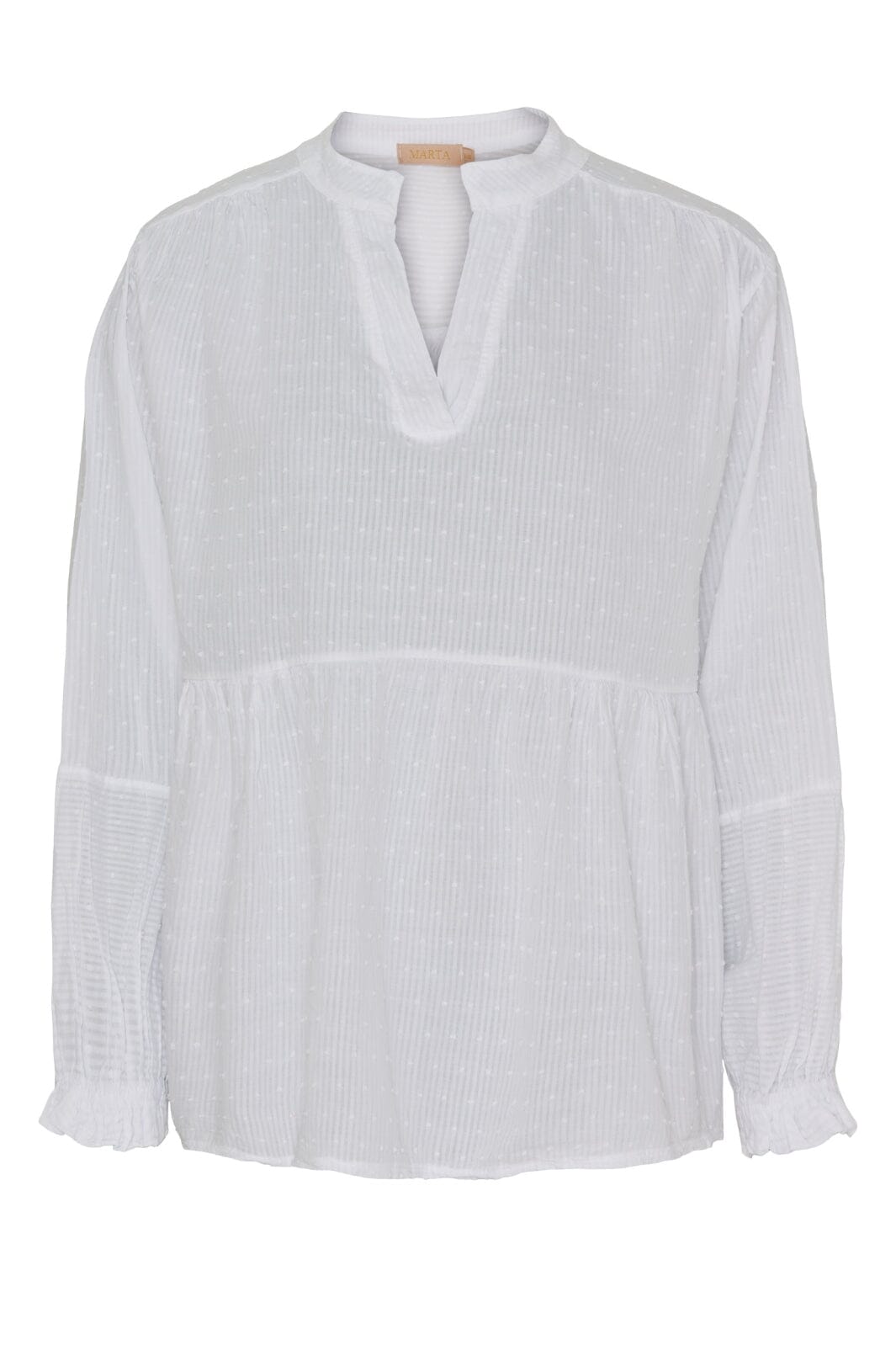 Forudbestilling - Marta Du Chateau - Mdcalberta Blouse - White Bluser 