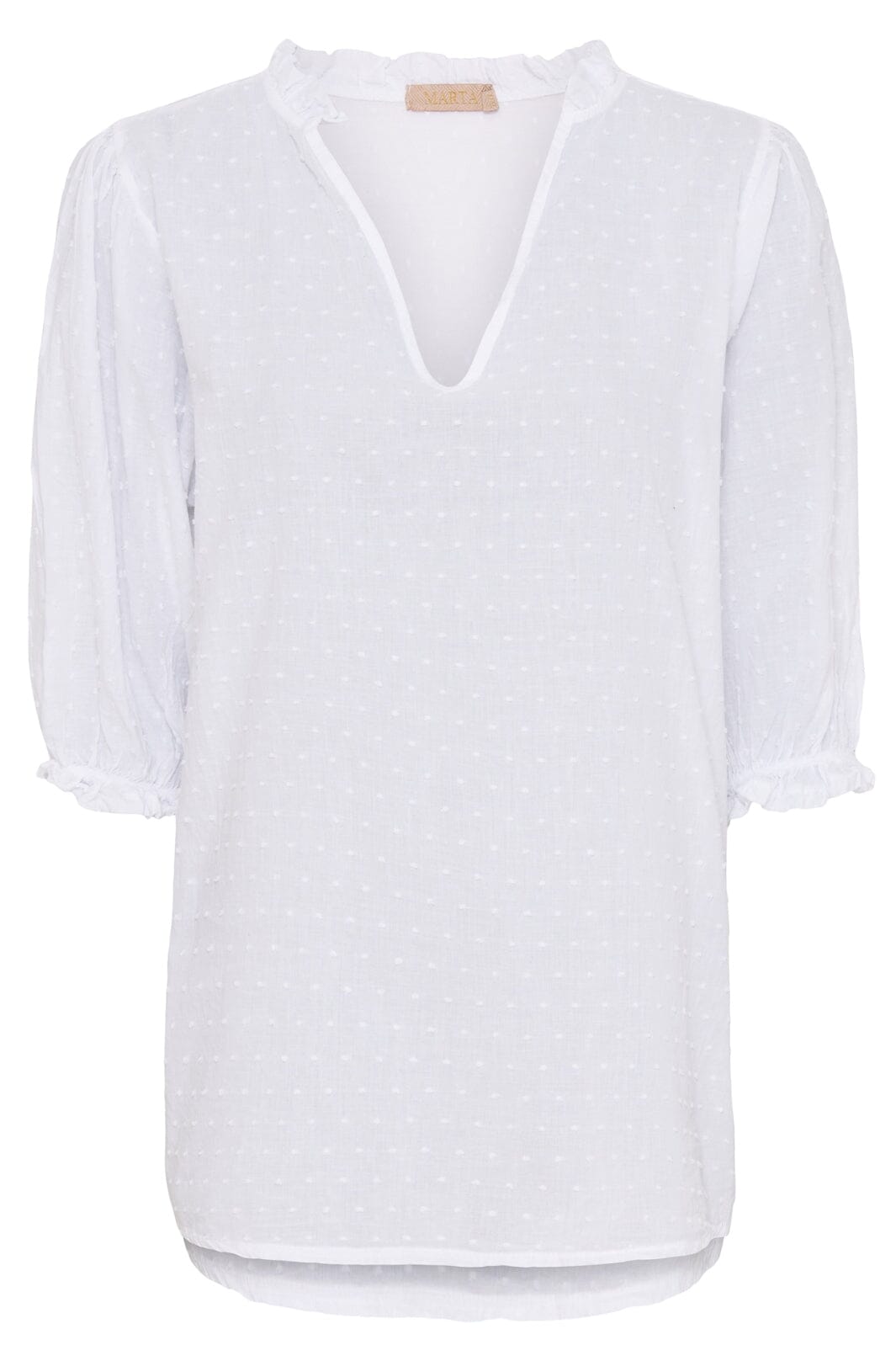 Forudbestilling - Marta Du Chateau - Mdctheresa Blouse - White Bluser 