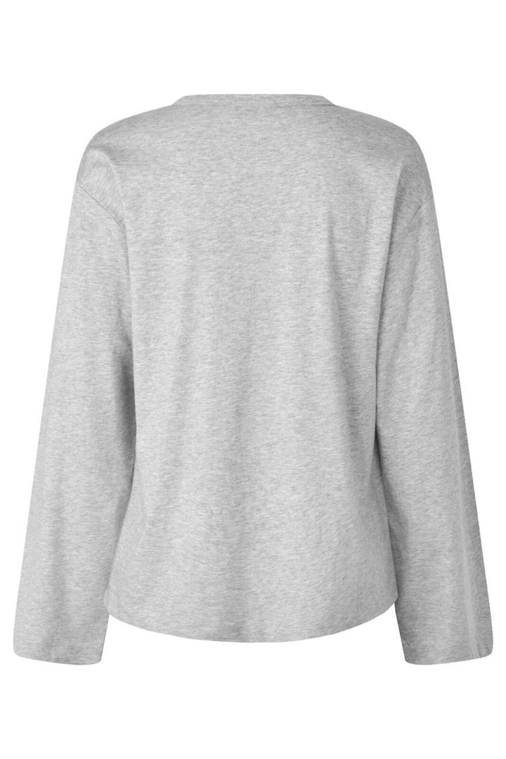 Modström - Hellenmd Ls T-Shirt 57523 - 7087 - Grey Melange