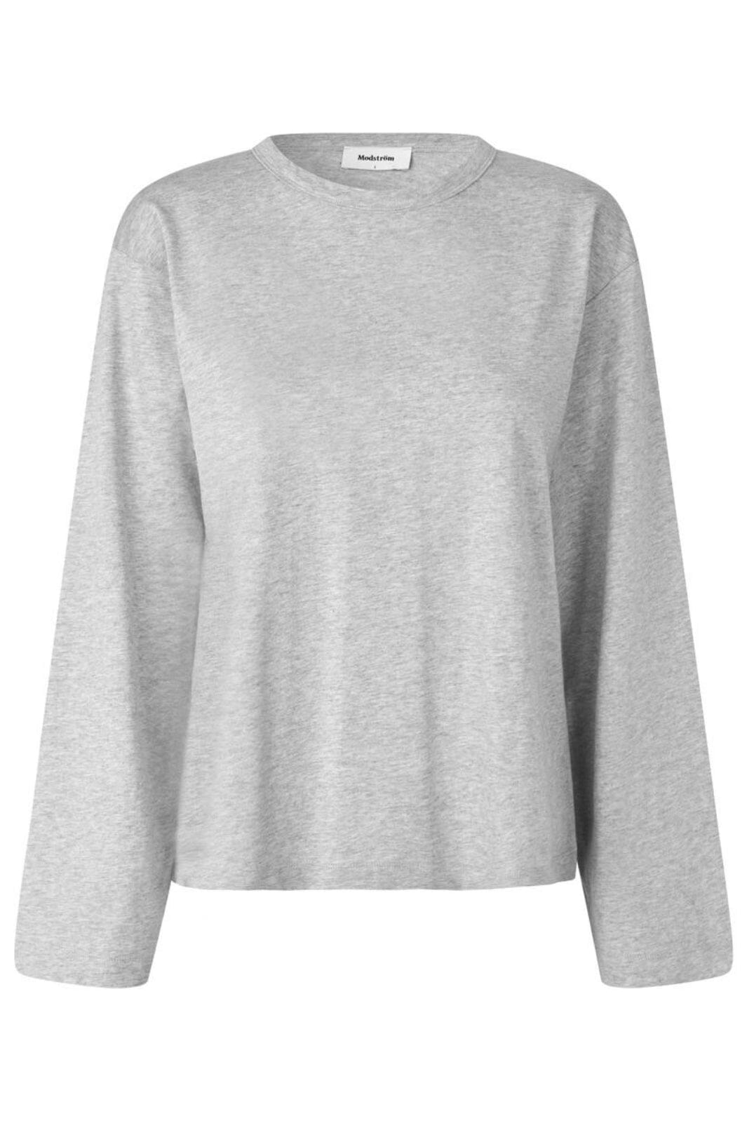 Modström - Hellenmd Ls T-Shirt 57523 - 7087 - Grey Melange