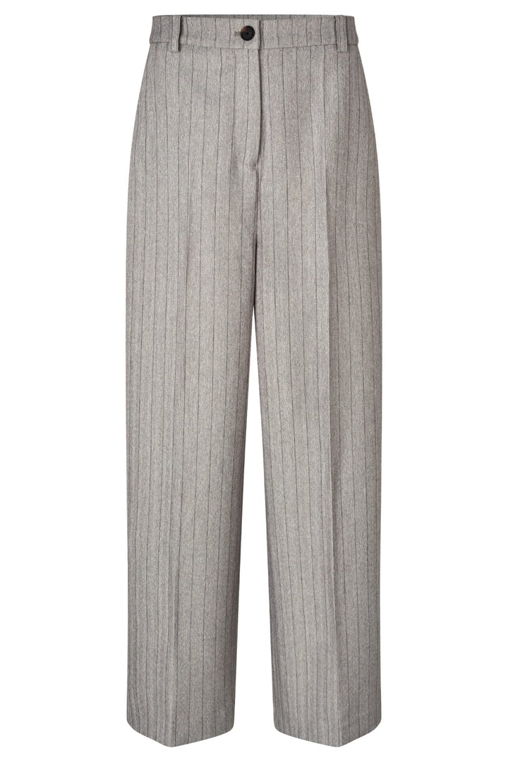 Modström - Meridamd Pants 58192 - 13618 - Grey Melange Pinstripe