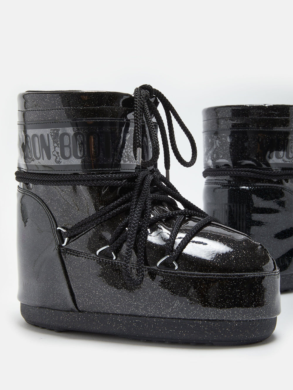 Forudbestilling - Moon Boot - Mb Icon Low Glitter - N001 Black