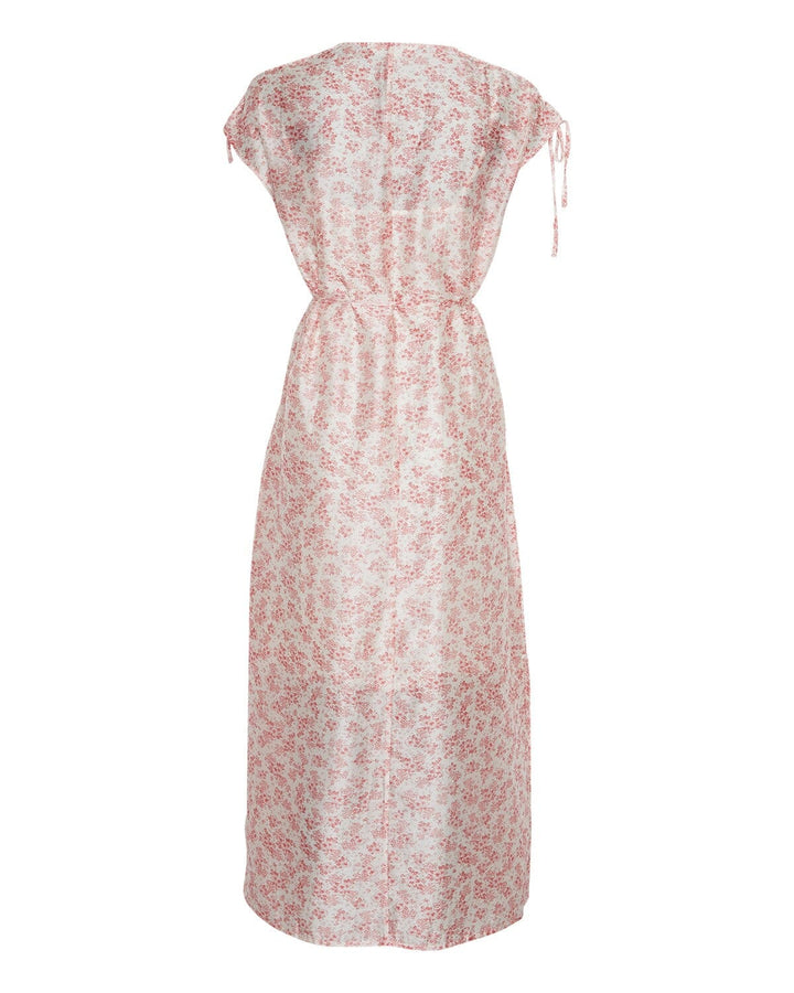 Forudbestilling - Moss Copenhagen - Mschisadora Sl Maxi Dress - Chalk Pink Flwr Kjoler 