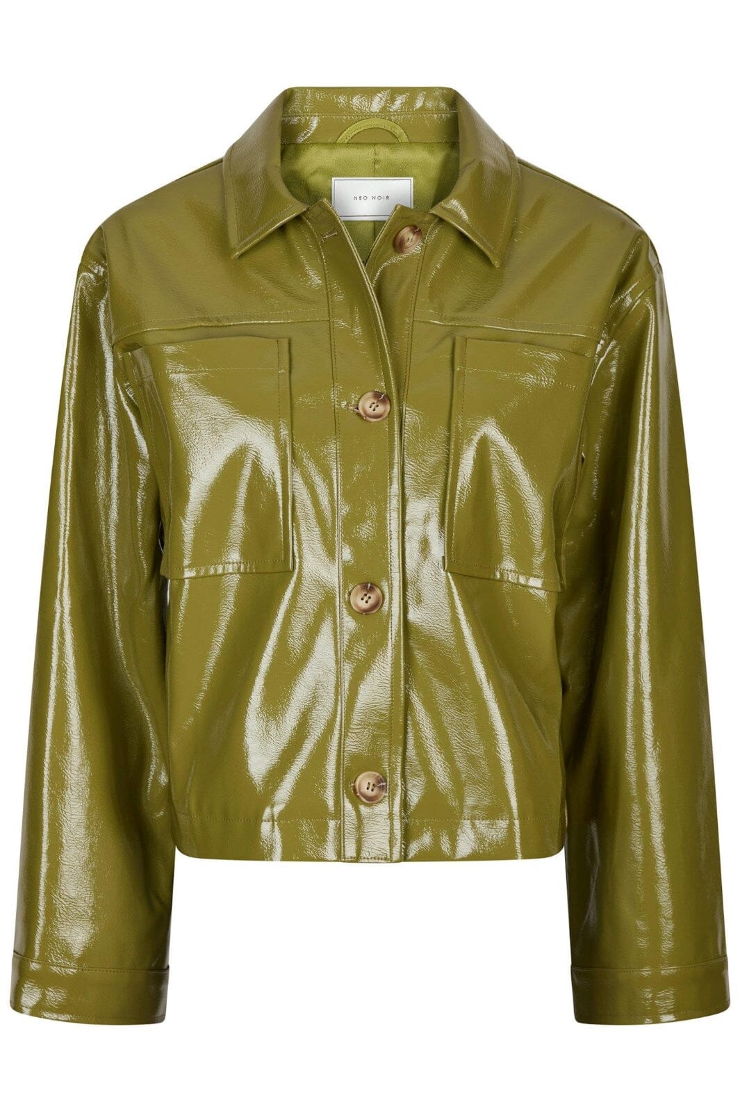 Neo Noir - Emilia Patent Jacket 164794 - 605 - Olive