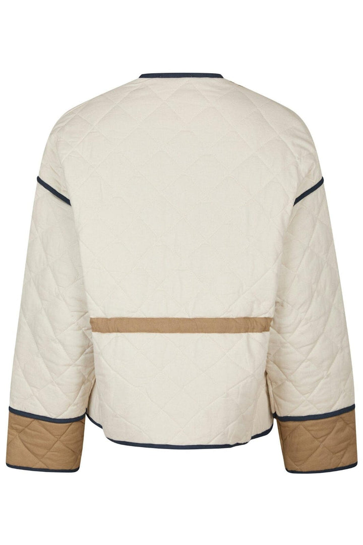 Neo Noir - Gerdi Solid Quilt Jacket 164871 - 122 - Creme