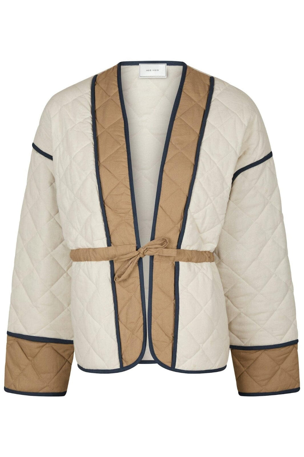 Neo Noir - Gerdi Solid Quilt Jacket 164871 - 122 - Creme