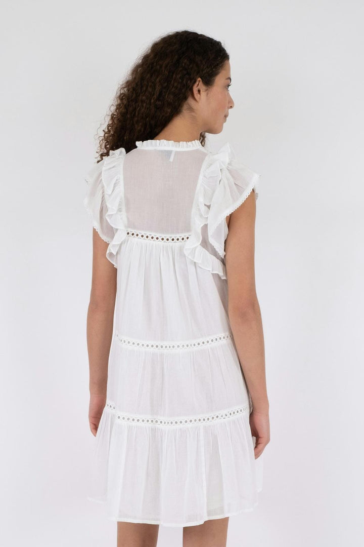 Neo Noir - Jamma S Voile Dress - White