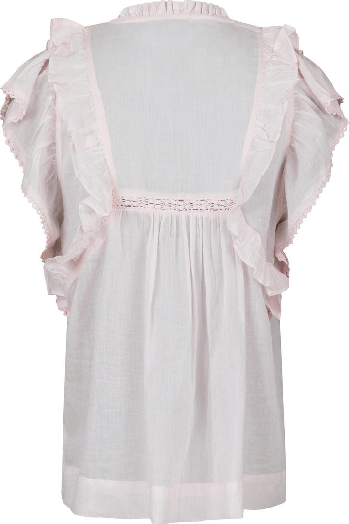 Neo Noir - Jayla S Voile Top - Light Pink