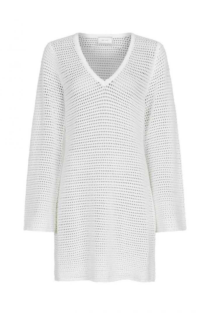 Forudbestilling - Neo Noir - Jeanett Crochet Dress - Off White Kjoler 