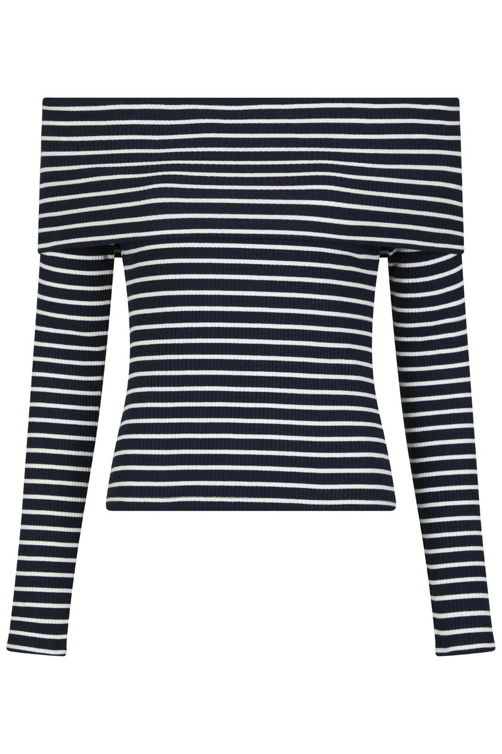 Forudbestilling - Neo Noir - Lessy Stripe Blouse - Dark Navy Bluser 