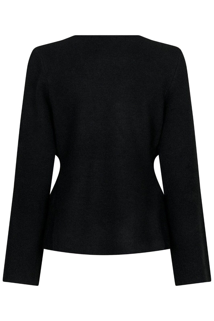 Forudbestilling - Neo Noir - Marie Louise Knit Cardigan - Black Cardigans 