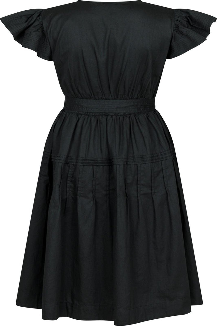 Neo Noir - Marine Cotton Satin Dress - Black